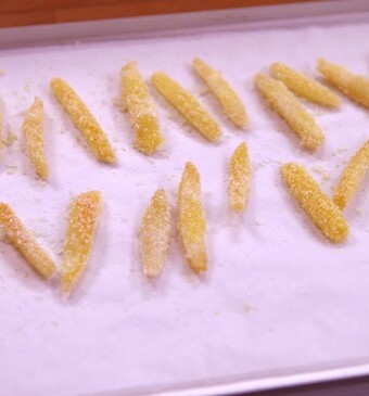 Candied lemon peel sweeties
