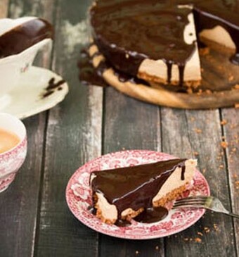 Koffie nobake cheesecake