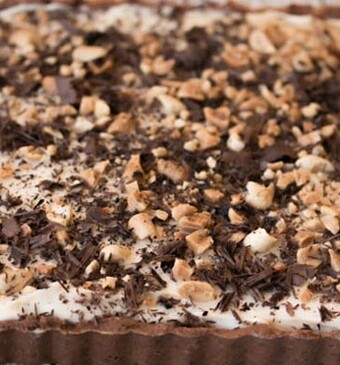 Snickers banaan no bake cheesecake
