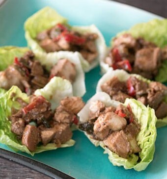 Slaschuitjes met pittige kip