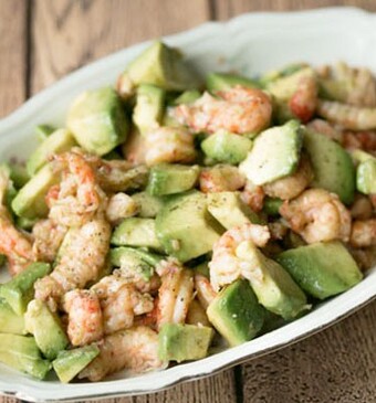 Avocado-rivierkreeftsalade