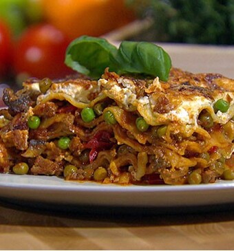Lasagne met Balkan-touch