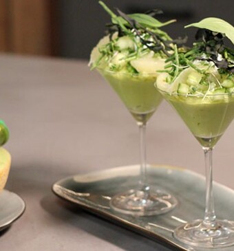 Avocadococktail met komkommertartaar