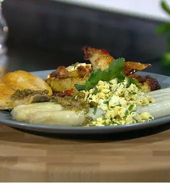 Hollandse asperges met dorade