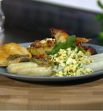 Hollandse asperges met dorade