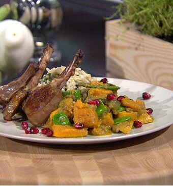 Geurige curry met lamskoteletten