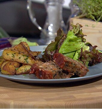 Gehaktbrood met verborgen groente