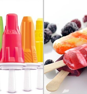 Vier planeet Pluto met zelfgemaakte waterijsjes