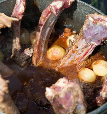 Impala karbonades potjie