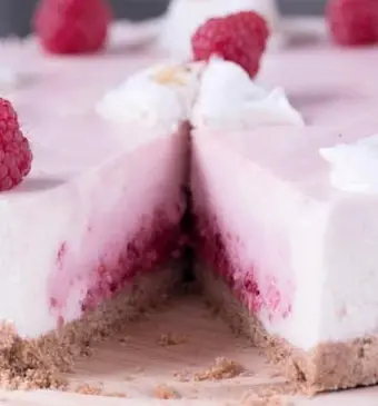 Marshmallow-frambozencheesecake