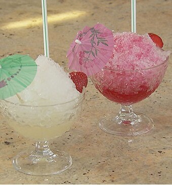 Schaafijs met siroop