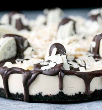 White chocolate cheesecake