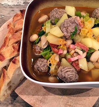 Caldo Callego (Spaanse witte bonensoep)