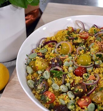 Veganistische recepten bulgursalade