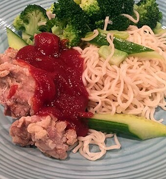 Krokante zoetzure kip