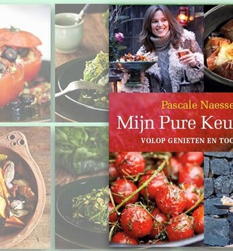 Pascale Naessens’ Mijn Pure Keuken gebundeld in een kookboek