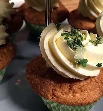 Limoen-cheesecupcakes