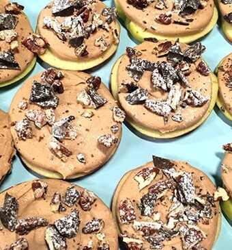 Ongebakken appelkoeken