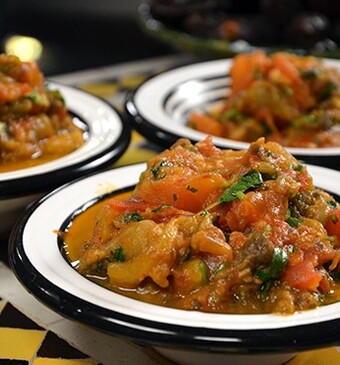 Za'alouk (gepofte aubergine)