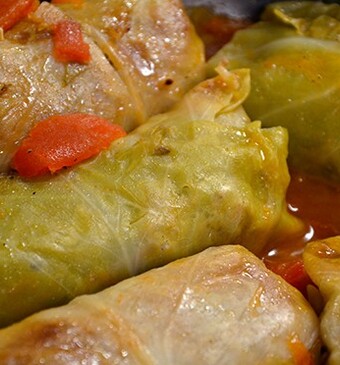 Gevulde kool (met rijst en gehakt)