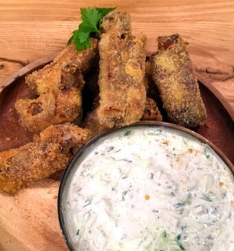 Crispy panko spareribs