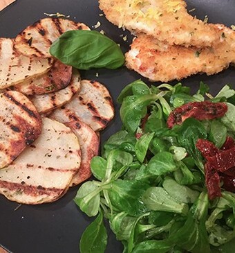 Pollo impanato al limone della zia Anna-Maria (gepaneerde citroenkippetjes van tante Anna Maria)