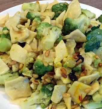 Maltagliati con Romanesco (Slordig gesneden pasta met romanesco)