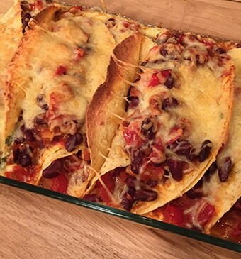 Chili con pavo ovenschotel