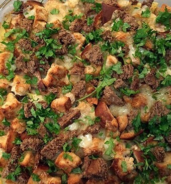 Zuurkoolschotel met pastinaak