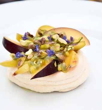 Vacherin met lemon curd