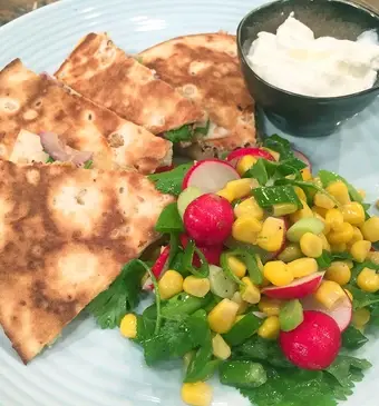 Tonijn quesadilla's