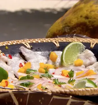Hugo's extreem tropische ceviche