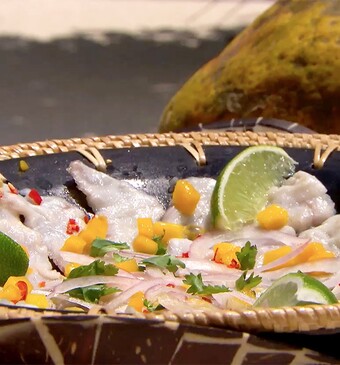 Hugo's extreem tropische ceviche