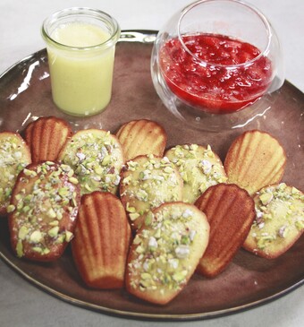 Pistachemadeleines