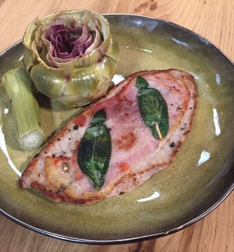 Saltimbocca en artisjokken alla Romana