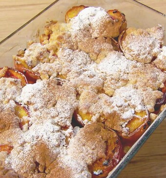Peach cobbler