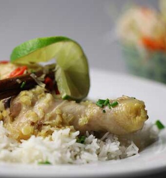 Indische currykip (Kare ayam)