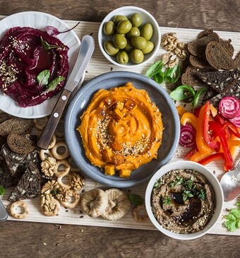 Hummus groenten tips meer groenten eten