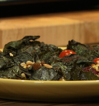 Wijnbladerpakketjes met hartige en zoete vulling