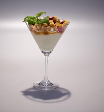 Citruscrumble met crème van citroen