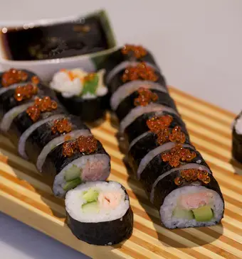 Spannende vissushi