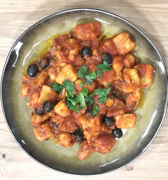 Gnocchi met octopus