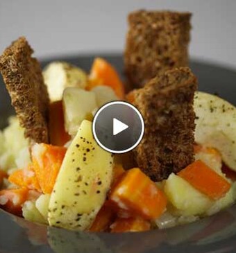 Gepimpte hutspot met Hete Bliksem