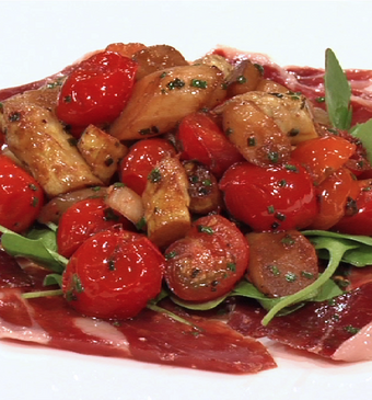 Geroerbakte asperges met balsamicoazijn