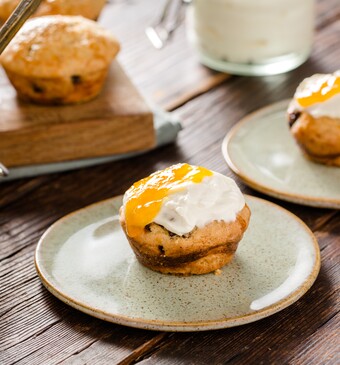 Scones met mandarijnenmarmelade