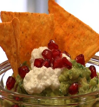 Guacamole met tortillachips