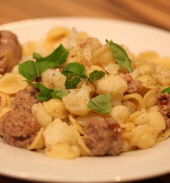 Orecchiette Salsiccia e cavolfiore