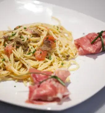 Spaghetti al tartufo (Spaghetti met truffel)