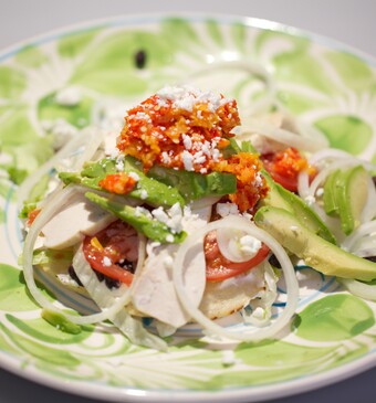 Tostades de pollo (Mexico)