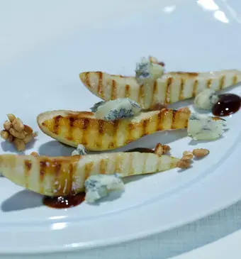 Toffe peren met gorgonzola picante
